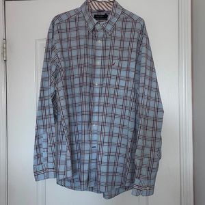 Nautica mens dress shirt size large long sleeve